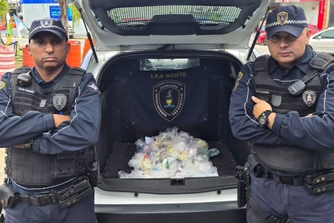 GCM de Guarulhos prende três suspeitos por tráfico e apreende mais de 10 kg de drogas