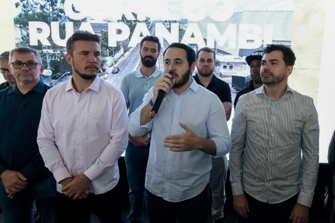 *Prefeito Lucas Sanches entrega obras de canalização do córrego Panambi em Guarulhos*