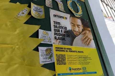 Guarulhos lança campanha do Setembro Amarelo: “Tem silêncio que é um pedido de ajuda”