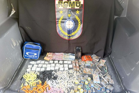 GCM apreende adolescente com 700 gramas de drogas no Conjunto Paes de Barros