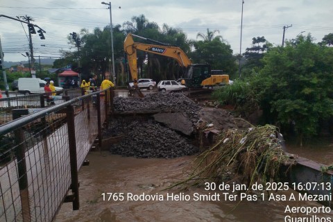 Guarulhos registra baixo volume de chuvas e Prefeitura faz obras de reparo nesta quinta-feira