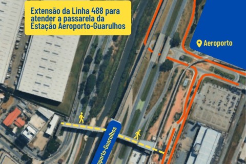 Prefeitura cria nova linha e amplia itinerário de ônibus para facilitar acesso ao aeroporto de Guarulhos