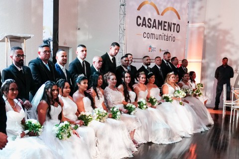 Fundo Social de Guarulhos promove casamento comunitário gratuito para 30 casais